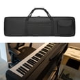 thumbnail image 1 of Bolsa para teclado de 88 teclas, funda para piano eléctrico acolchada, antigolpes, portátil, impermeable, bolsa de hombro para giras, estudios de , Xs, 1 of 8