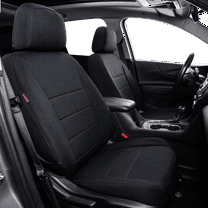 Coverdream Custom Fit Equinox Car Seat Covers for Chevy Equinox LS/RT/Activ 2025 2026 - Polyester (Black,Full Set)