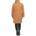 thumbnail image 3 of White Mark Women's Long Sleeve Classic Double-Breasted Walker Coat, 3 of 6
