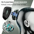 thumbnail image 5 of Nogroa Head Shavers for Bald Men, 7D Electric Razor, Cordless Rechargeable Wet/Dry IPX7 Waterproof Hair Beard Trimmer with Rotary Blades & Brush, LED Display, Grooming Shaving Kit Gift for Men, 5 of 9
