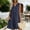 Dark Blue, variant on V Neck Summer Dresses for Women Button up Dress for Women 2026 Womens Sun Dress Solid Color Sleeveless Stretchy Regular Fit Womens Linen Dress with Pockets Holiday S-3XL