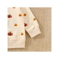 thumbnail image 6 of Bagilaanoe Toddler Baby Girl Boy Halloween Sweatshirt Long Sleeve Pumpkin/Ghost Print Pullover 6M 12M 2T 3T 4T 5T 6T Kids Fall Loose Tee Tops, 6 of 9