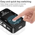 thumbnail image 1 of CTIRCHIU USB to VGA Adapters VGA Switch Box Black Metal Plug and Play for Professional Users 1Pcs, 1 of 8