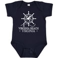 thumbnail image 3 of Inktastic Virginia Beach VA Nautical Boys or Girls Baby Bodysuit, 3 of 5