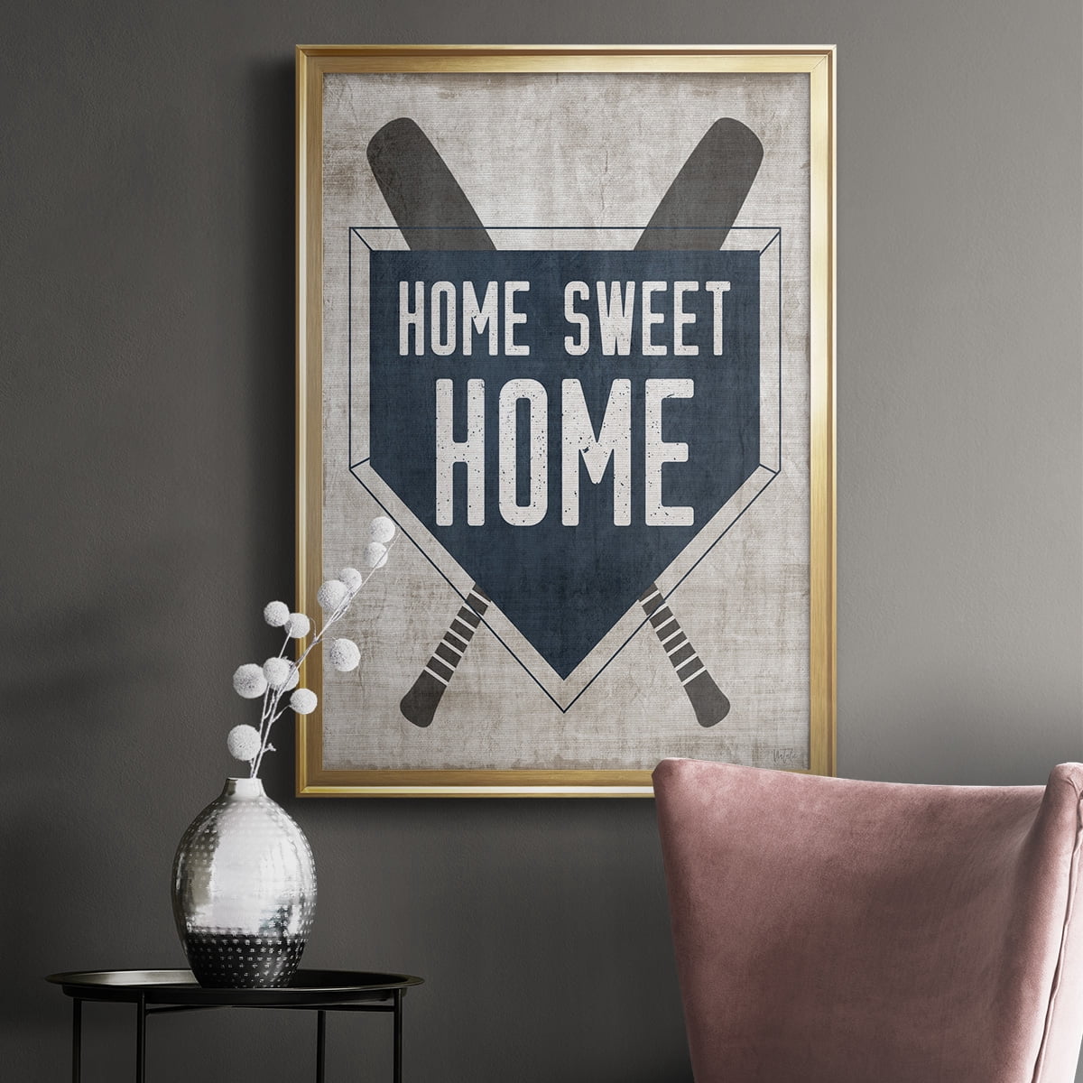 Home Sweet Home Base Premium Framed Print - Ready to Hang