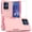 Pink, variant on TJS for Motorola Moto G Stylus 5G 2026 / G Stylus 5G 2025 Phone Case, with Tempered Glass Screen Protector, Heavy Duty Rugged Shockproof Full Body Protection Cover (Red)
