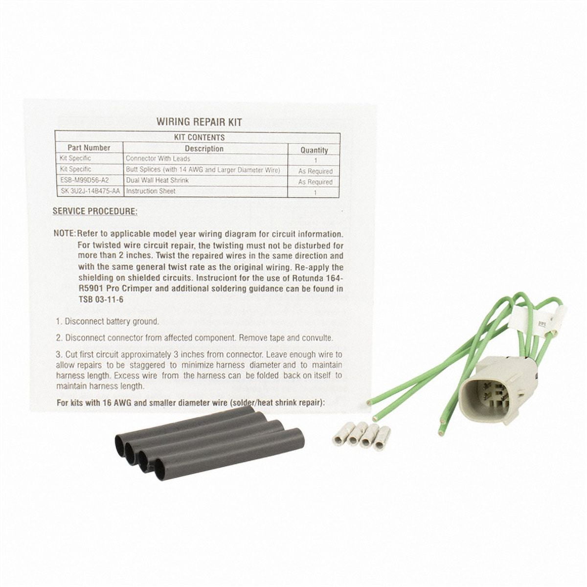 Motorcraft WPT-1535 Oxygen Sensor Connector Fits select: 2015-2023 FORD EDGE, 2016-2017 FORD FUSION
