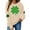 Beige, variant on Up to 65 off!Lolmot St Patricks Day Shirt Women Fleece Lined Crewneck Sweatshirt Shamrock Long Sleeve Shirt Four Clover Sweater Spring Pullover Tops