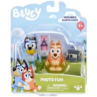 Bluey & Friends Photo Fun Figure Set 2" with Bingo