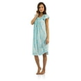 thumbnail image 2 of Casual Nights Women's Smocked Lace Short Sleeve Nightgown, 2 of 2