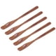 thumbnail image 2 of Cuchara pequeña, 5 piezas de cuchara pequeña de color madera para niños, cuchara antiescaldadura optimizada para la excelencia, 2 of 8