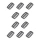 thumbnail image 1 of Greeniant Hebilla Ligera Estilo alto Resistente al desgaste Cierre general Reemplazo Fácil instalación Clip de cinturón profesional Negro Negro 10piezas, 1 of 6