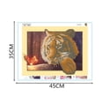 thumbnail image 2 of Animal Resina 5D DIY Diamante Pintura Bordado Punto de Cruz Imagen Decoración de la pared del hogar - L2015 Eigraketly JJ13343-11, 2 of 6
