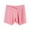 Pink, variant on Timegard Shorts for Women Crisscross High Waist Ruffle Solid Color Comfy Thin Shorts Under Dress Summer