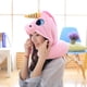 thumbnail image 1 of Unicornio en forma de U sombrero de almohada creativo de felpa cuello almohada de viaje siesta con capucha huangjie unisex, 1 of 1