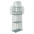 thumbnail image 6 of Freestanding Book Shelf 4-Tier Bookshelf Cactus Bookcase Storage Organizer Green, 6 of 11