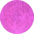 thumbnail image 1 of Ahgly Company Indoor Round Oriental Pink Industrial Area Rugs, 8' Round, 1 of 4