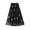 Black, variant on Tennis Skirts for Women Summer Women Elegant Lace Skirt Long Skirt High Elastic Waist A Line 3D Embroider Beach Skirt For Casual Skirt Black One Size