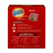 (2 pack) Brillo Steel Wool Soap Pads, 2.5 x 3, Gray/Pink, 18 Pads/Box