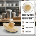 thumbnail image 7 of HEXNUB Bamboo Chemex Lid for Pour Over Coffee Makers - also fits Bodum and Coffee Gator, 7 of 7
