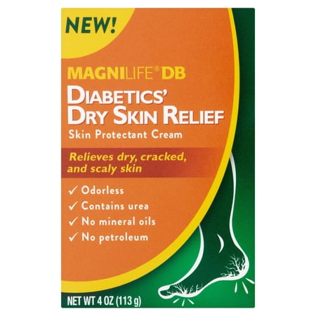 Magnilife DB Diabetics' Dry Skin Relief & Protectant Cream, 4 Oz.