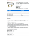 thumbnail image 2 of Front Disc Brake Caliper Guide Pin Kit - Compatible with 2011 - 2019 Ford Fiesta - Carlson, 2 of 2