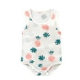 thumbnail image 1 of Vêtements pour Bébé Fille, Vêtements pour Bébé Garçon, Barboteuse à Manches Courtes Imprimée Col Rond, 1 of 2