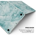 thumbnail image 6 of DesignSkinz Cracked Turquise Marble Surface Full-Body Skin Decal Wrap Cover for MacBook Pro 13" Retina (A1502/A1425), 6 of 9