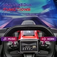 thumbnail image 5 of Aosom 24V 7.5 MPH Electric Go Kart with Adjustable Seat, Slow Start, Red, 5 of 10