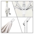 thumbnail image 3 of California Umbrella 7.5' Patio Umbrella in Pacifica Natural/Matted White, 3 of 3