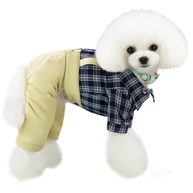 Desiderio Ropa de abrigo para mascotas, ropa para perros, ropa para mascotas, tirantes para caballero de nuevo estilo para perros
