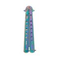 thumbnail image 5 of Butterfly Kamm-faltbarer Taschenkamm Edelstahl Springmesser Frhlings Taschen L Haar Kamm Faltbare Hairstyling Brste Falten Praxis Training Schmetterli, 5 of 5