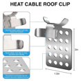 thumbnail image 4 of Roof De-Icing Cable Clips, 100 Pack Aluminum Roof Clips, 4 of 5