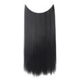 thumbnail image 4 of YiFudd Full Head Curly Wave Clips in on Synthetic Hair Extensions Hairpieces for Women Fashion Thick Clip in Hair extensions Straight Curls, 4 of 6