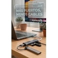 thumbnail image 4 of Hub Adaptador USB 3.0 y Tipo C de 4 Puertos para Laptop Gris, 4 of 7