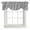 White Gray, variant on Tie Up Valances for Windows, White Grey Spring Floral Adjustable Valance Curtains Window Treatment for Living Room/Bedroom, Summer Flowers Botanical Rod Pocket Kitchen Curtains & Drapes 54x18 Inch