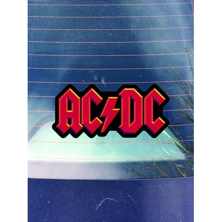 ACDC Vinyl Decals Stickers ( Two Pack ) | Cars Trucks Vans Walls Laptops Cups | Printed |2-5 inch Decals| KCD985