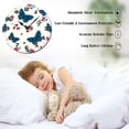 thumbnail image 6 of ZXCXRQFa Desk Clocks Blue Butterflies And Flowers Wooden Silent Non-Ticking 10 Inch Round Clocks Battery Operated Analog for Living Room Kitchen Bedroom Bathroom Office Home School Decor, 6 of 7