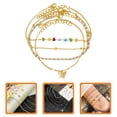 thumbnail image 4 of SHISUYAN 4Pcs Fashion Ankle Bracelets Summer Beach Anklets Adjustable Ankle Bracelet, 4 of 8