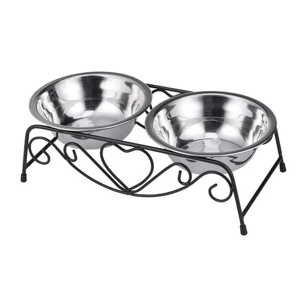 Elevated Cat Bowls Raised Cat Food Bowls for Food and Water Indoor Dog