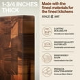 thumbnail image 3 of John Boos CCB Reversible Wood Chopping Board, 18" x 12" x 1 3/4", Walnut, 3 of 11