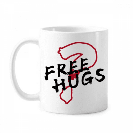 

Question Hug Request Socializing Mug Pottery Cerac Coffee Porcelain Cup Tableware