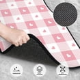 thumbnail image 3 of Fotbe Plaid Heart Juego de 4 Tapetes para Auto con Estampado – Alfombrillas de Goma Reforzada, Diseño Antideslizante, Protección para Todo el Año – Vehículos, Autos, Camionetas y SUVs, 3 of 7