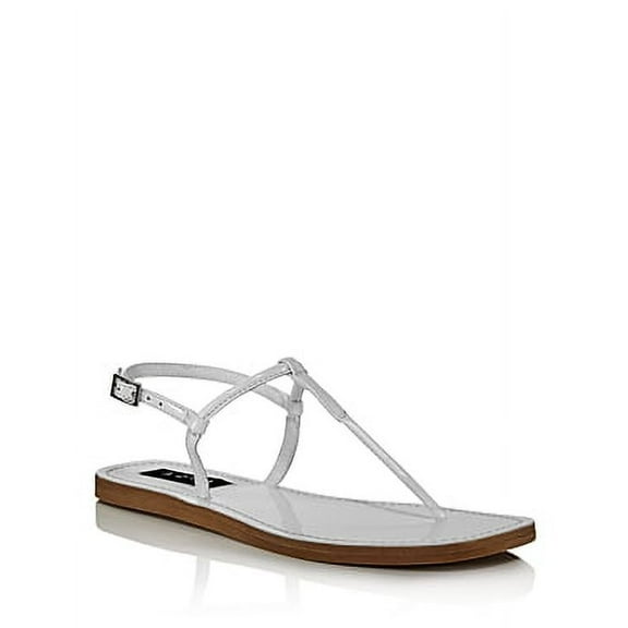 Aqua Women's Zen Strappy Sandals White 9M