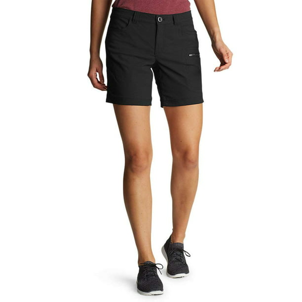Eddie Bauer Women's Rainier Shorts(Black 8 ) - Walmart.com