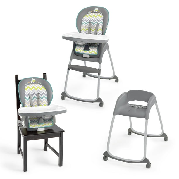 Produktbild von Ingenuity Trio Foldaway 6-in-1 Hochstuhl - Einklappbarer Babyhochstuhl 6 Monate Bis 5 Jahre