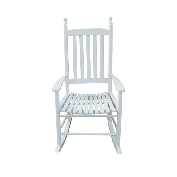 wooden porch rocker chair WHITE