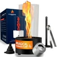 thumbnail image 5 of Korniful Mini Tornado Flame Round Metal Tabletop Fire Pit,Birthday Parties & Housewarming Christmas Gifts, Fun for Friday Nights - Black, 5 of 6