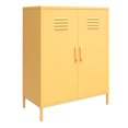 thumbnail image 1 of Novogratz Cache 2 Door Metal Locker Style Storage Accent Cabinet, 1 of 9