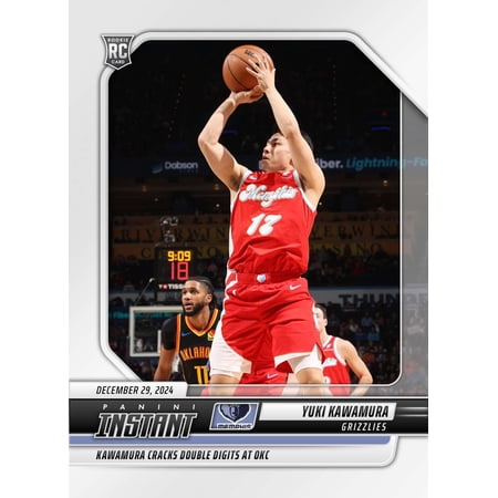 2024-25 Panini Instant NBA Yuki Kawamura #228 (Rookie, Cracks Double Digits At OKC)
